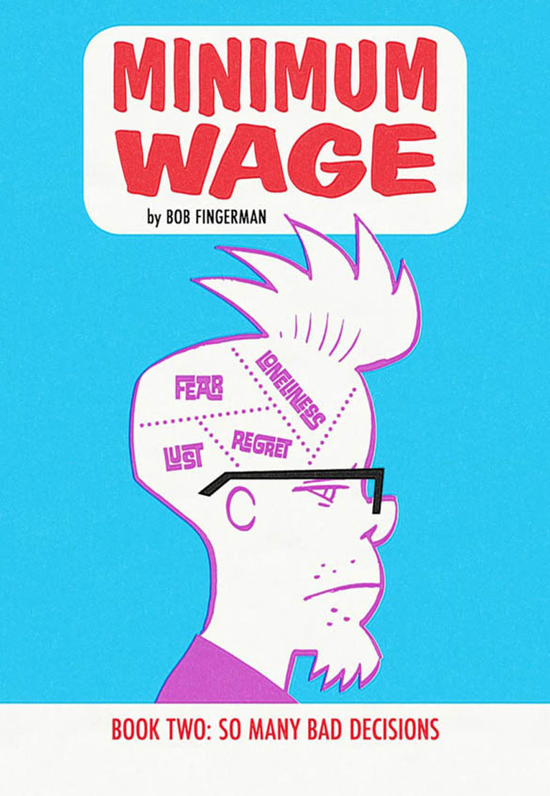 Illustration for article titled Image exclusive: Marc Maron performs for a neurotic cartoonist in Minimum Wage